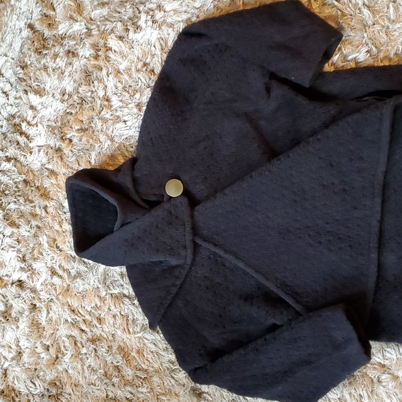 Vintage designer Jean Claude Poitras alpaca and wool coat - Picture 3 of 13